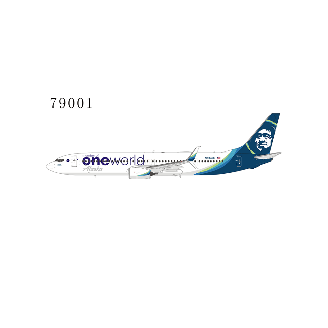 Alaska Airlines B737-900ERw | NG Models 1:400 | N487AS | sku 79001