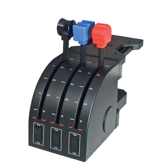 Logitech/Saitek Flight Simulator Throttle Quadrant sku9855A