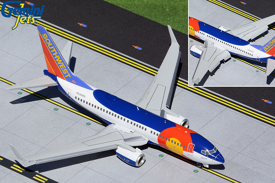 Southwest Airlines B737-700 | Gemini Jets 1:200 | N230WN | sku G2SWA460F