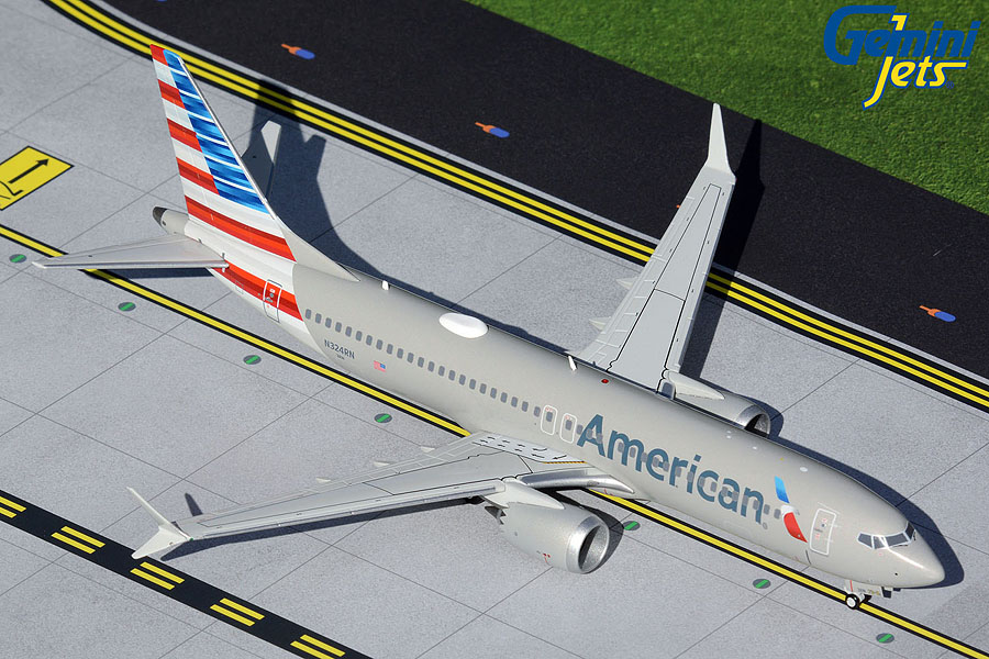 American Airlines B737 MAX 8  | Gemini Jets 1:200 | N324RN | sku G2AAL1004