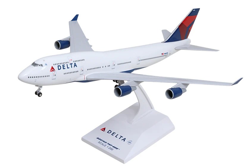 DELTA 747-400 | SkyMarks 1/200  | sku SKR508