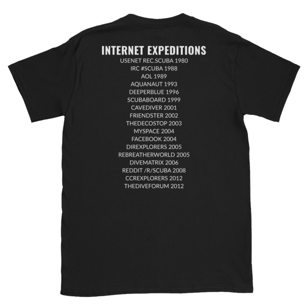 Global Underwater Internet Explorers T-Shirt - wrecklessdiver.com