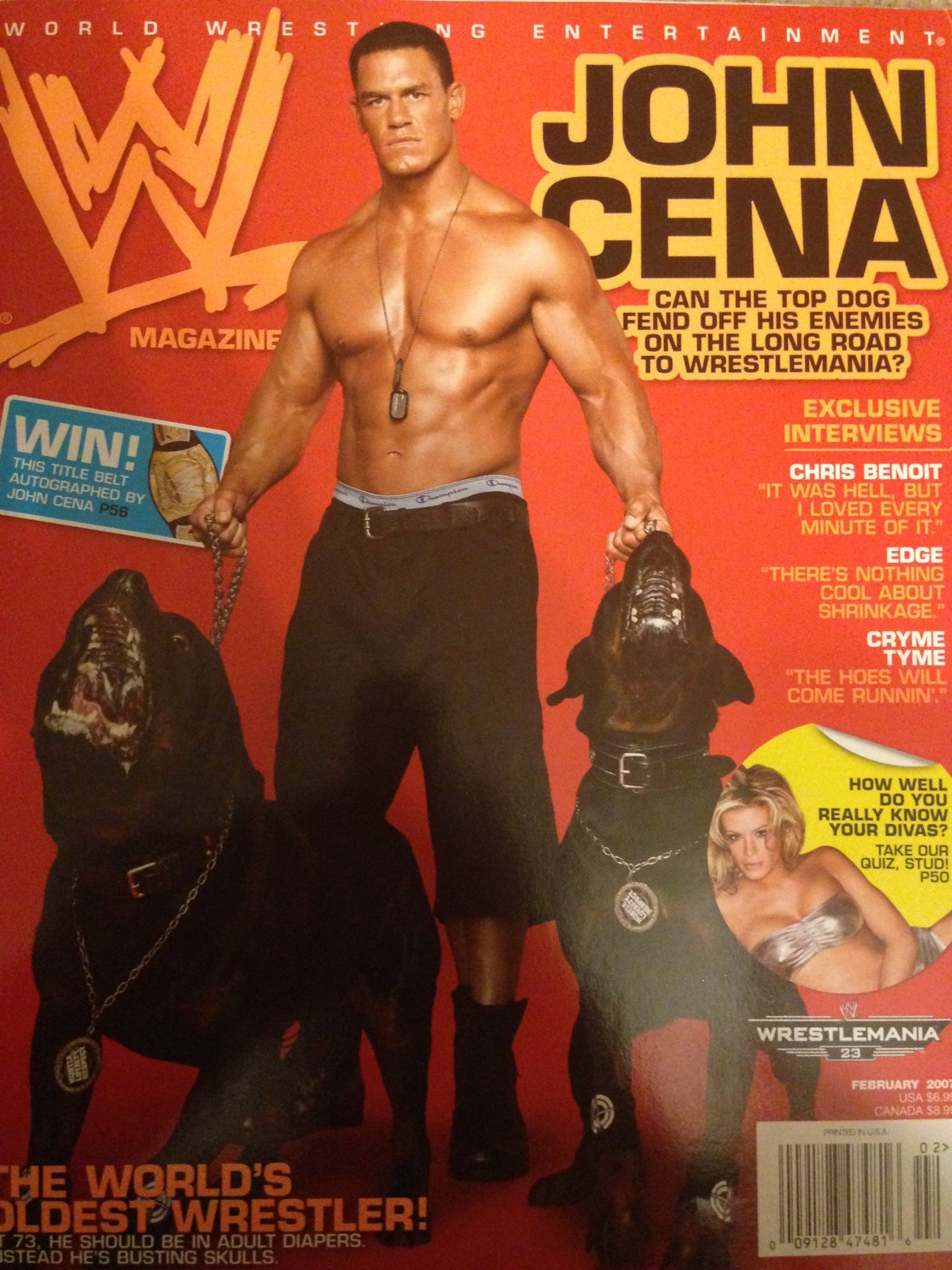 WWE Magazine February 2007 John Cena