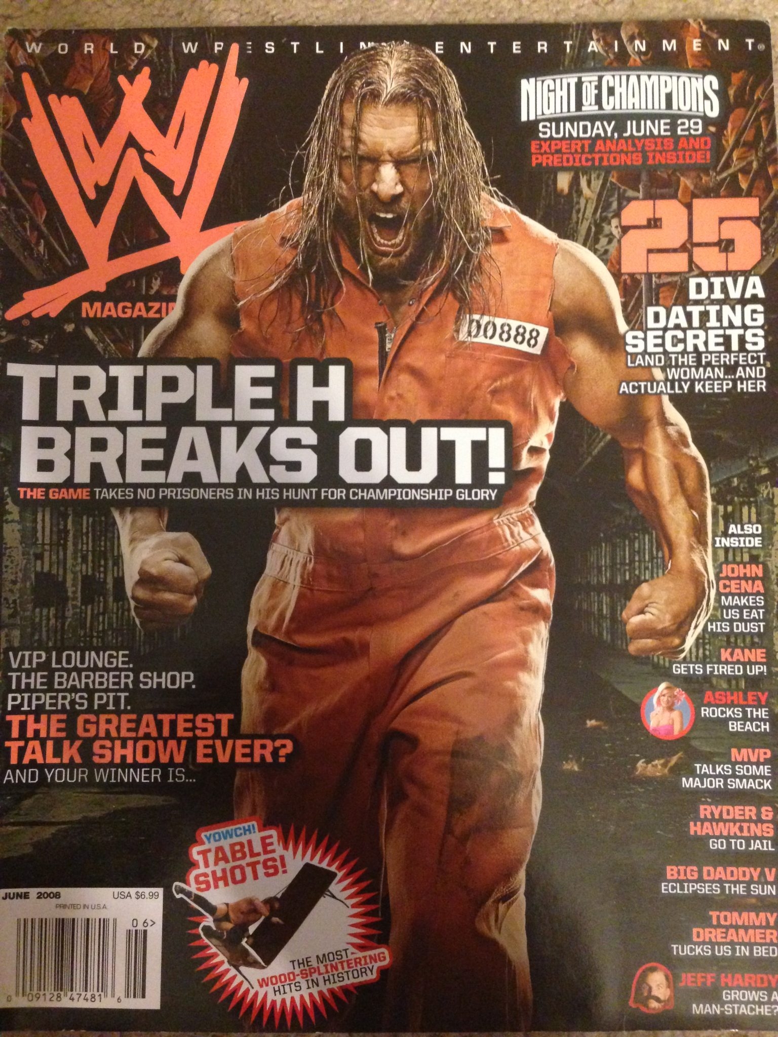 WWE Magazine June 2008 - Triple H