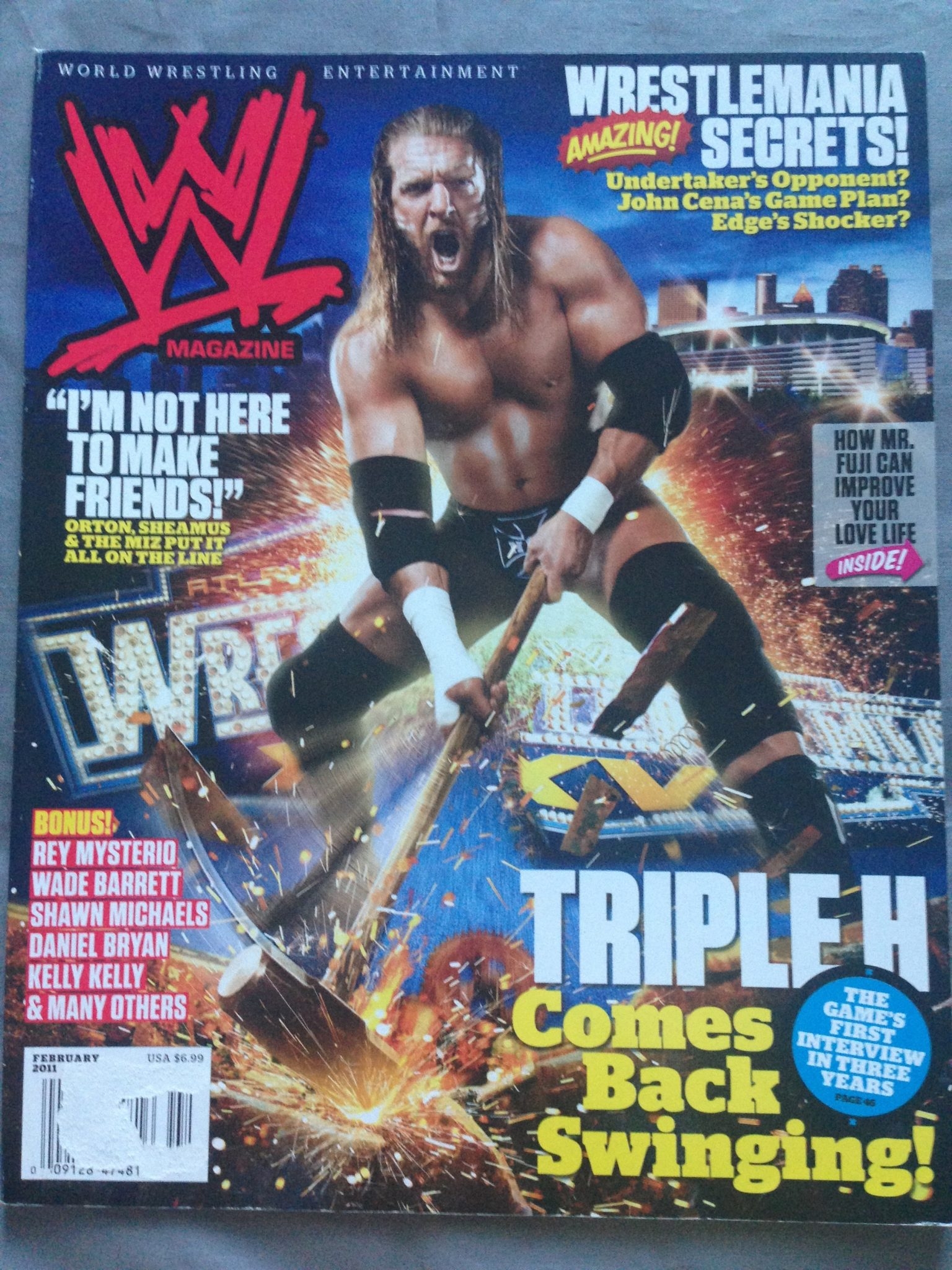 WWE Magazine February 2011 - Triple H