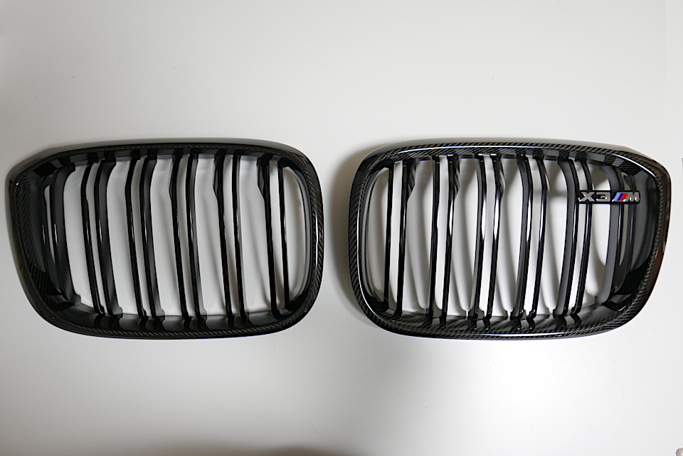 BMW M PERFORMANCEパーツ F97 X3M,F98 X4M用カーボンキドニーグリル