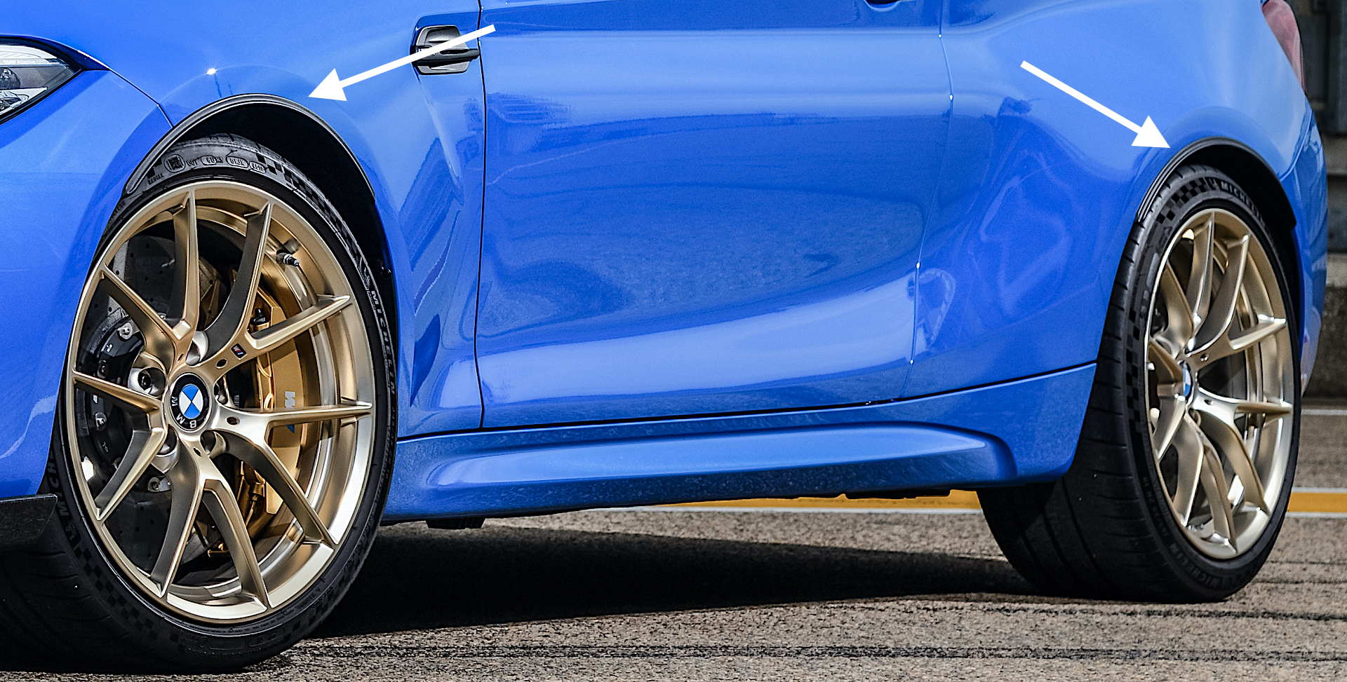 BMW F87 M2 コンペ・CS用ホイールハウスエクステンション | wright