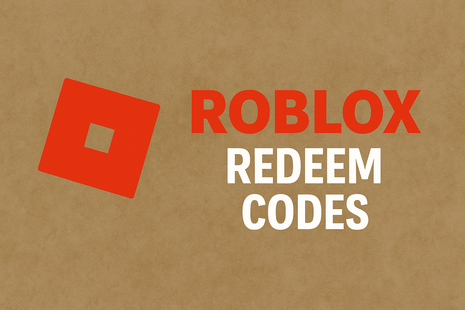 Roblox Redeem Codes