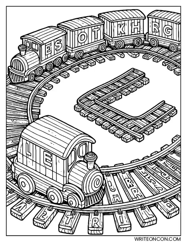 8 free printable letters coloring pages, sheets and pictures for adults