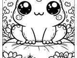 30 Free Printable Cute Kawaii Coloring Pages Sheets And Pictures For