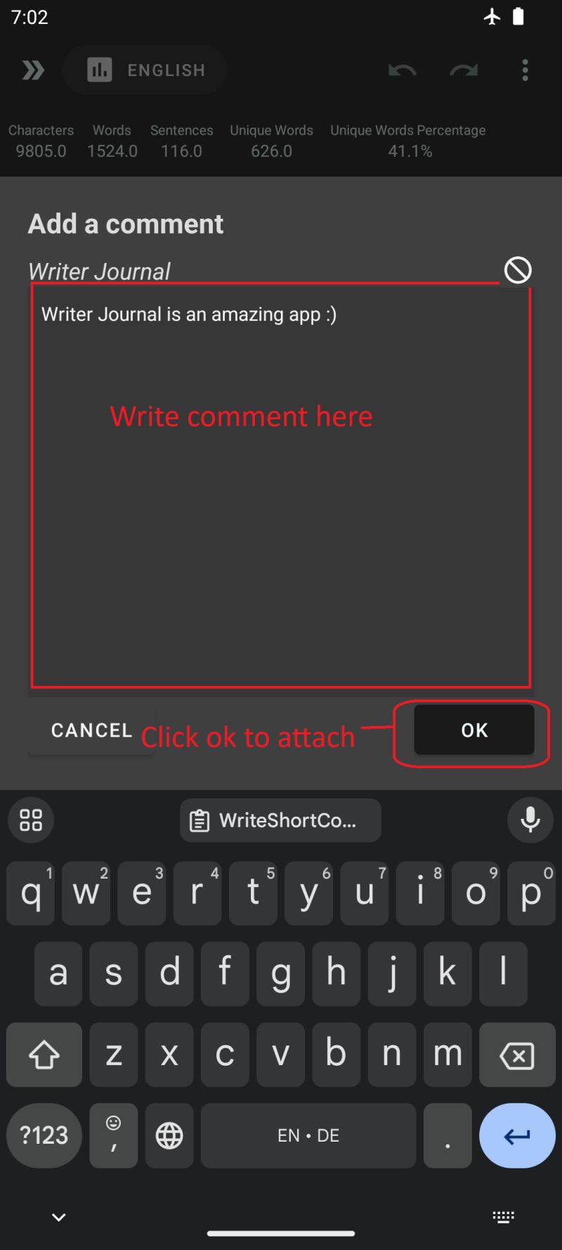 Writer Journal Official - Dark Design Collection - Desktop Quality