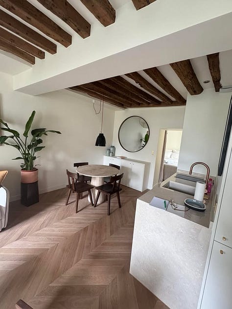 Lovely interior of a Parisian flat