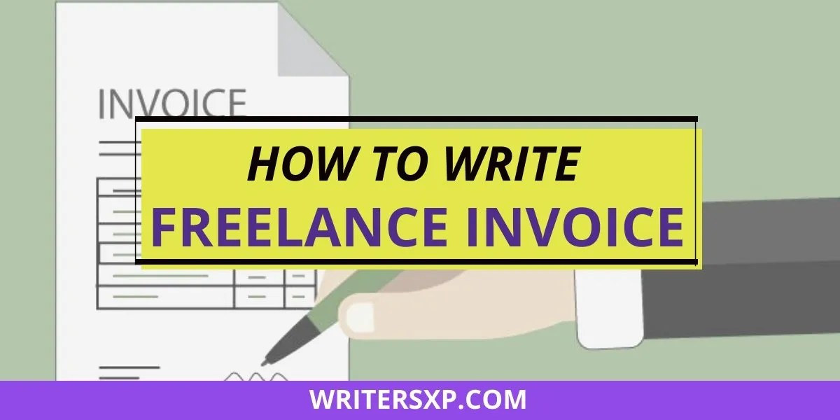 How to write your freelance invoice