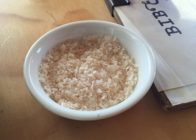 Something about salt.