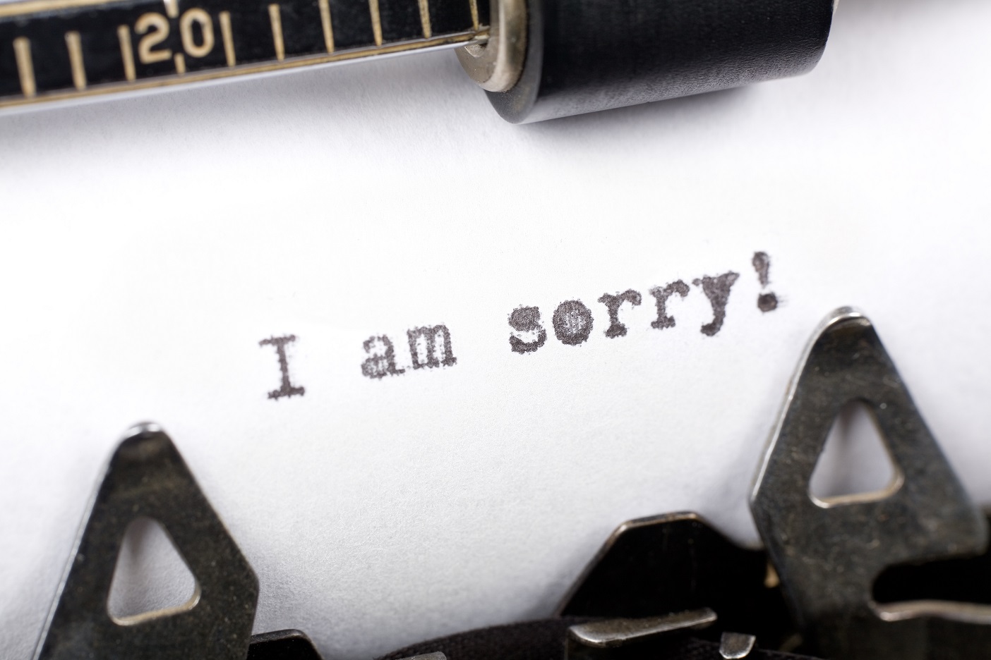 Something about an apology