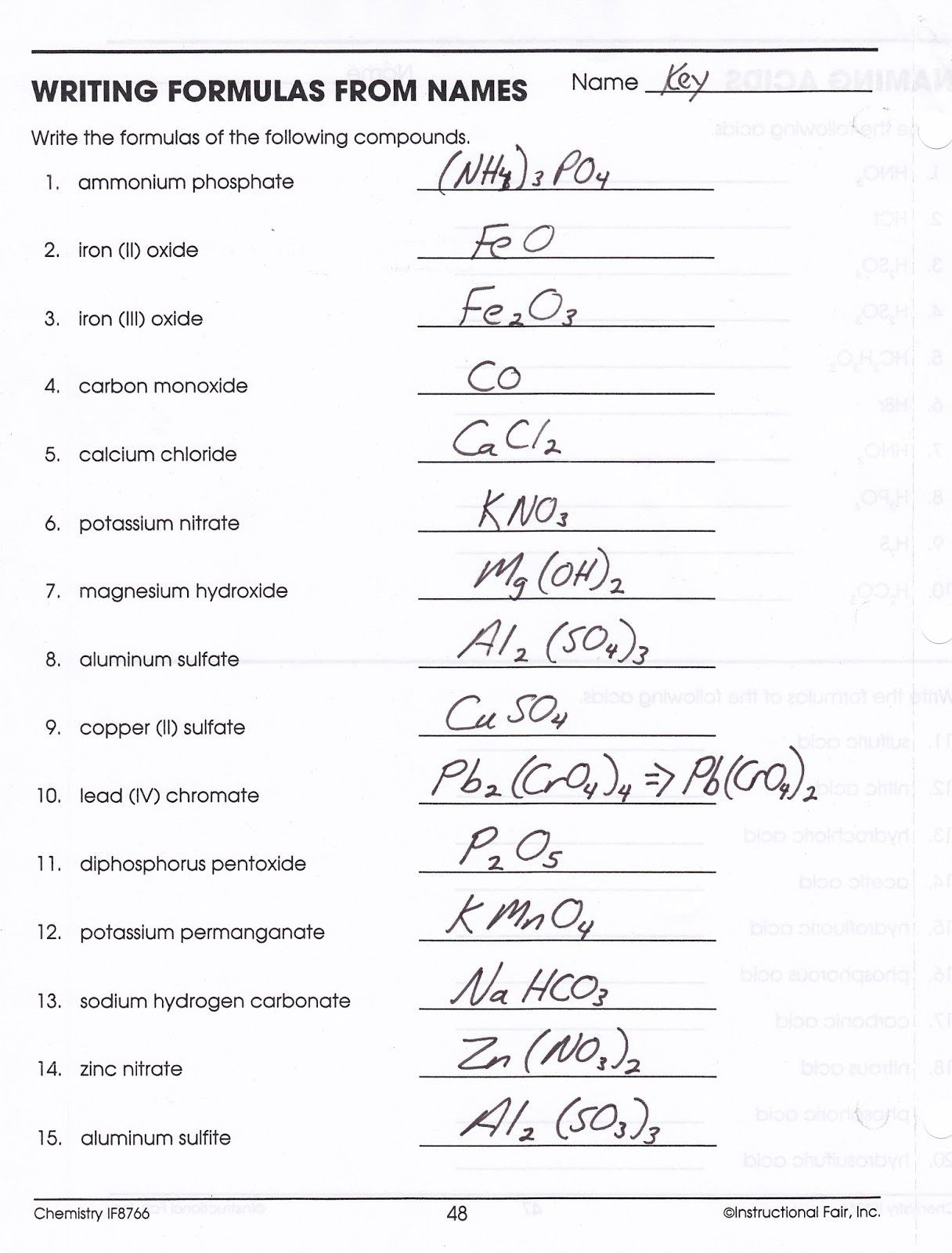 Writing binary formulas worksheet