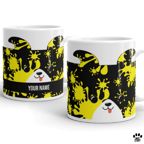 Splatter Puppy Mug