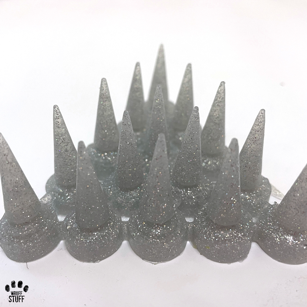 Glitter Rubber Spikes