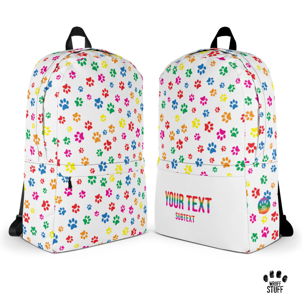 Rainbow Paws Backpack