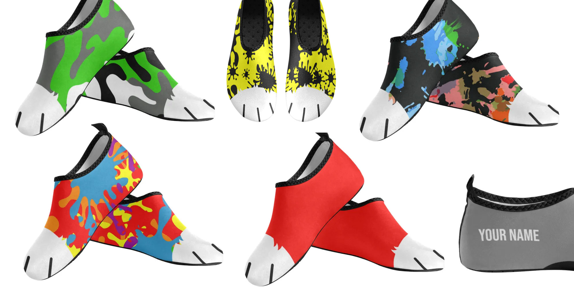 Fulffster Slip On Aqua Shoes