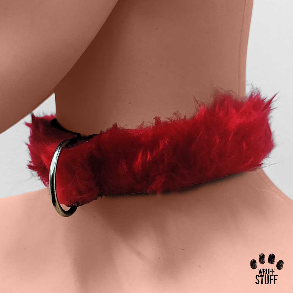 Red Furry Collar