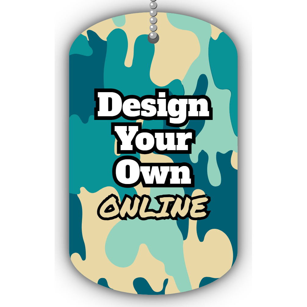 Dog Tag Portrait - Design Your Own