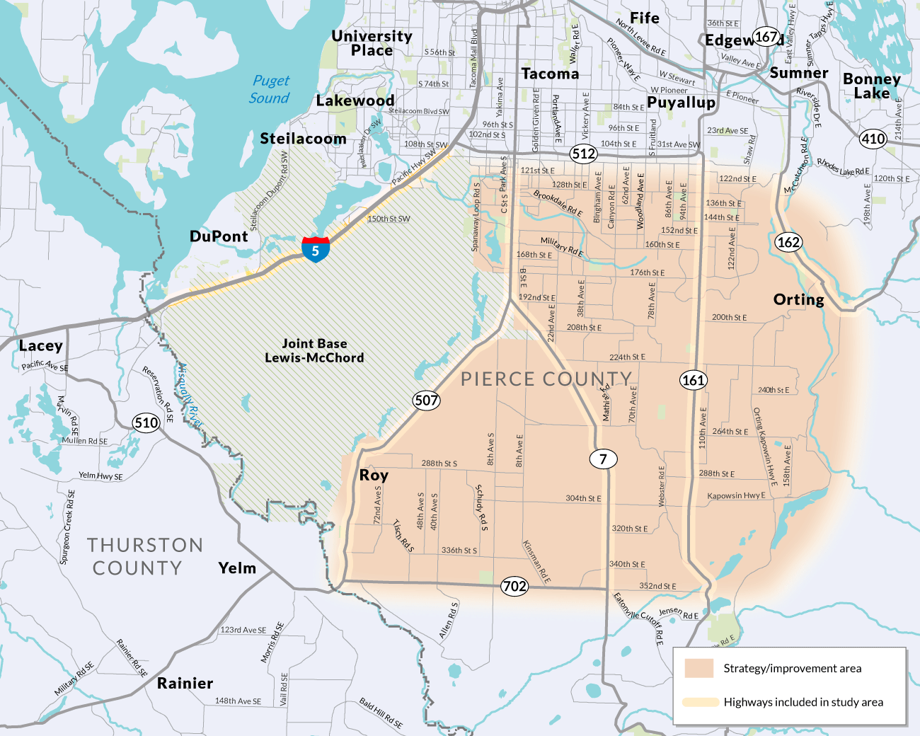 Pierce County Land Ownership Map At Jamie Cartwright Blog Sr161 S Pierce Multimodal Study Map 0 