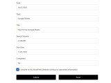 Push Wordpress Form Submissions To Google Sheets