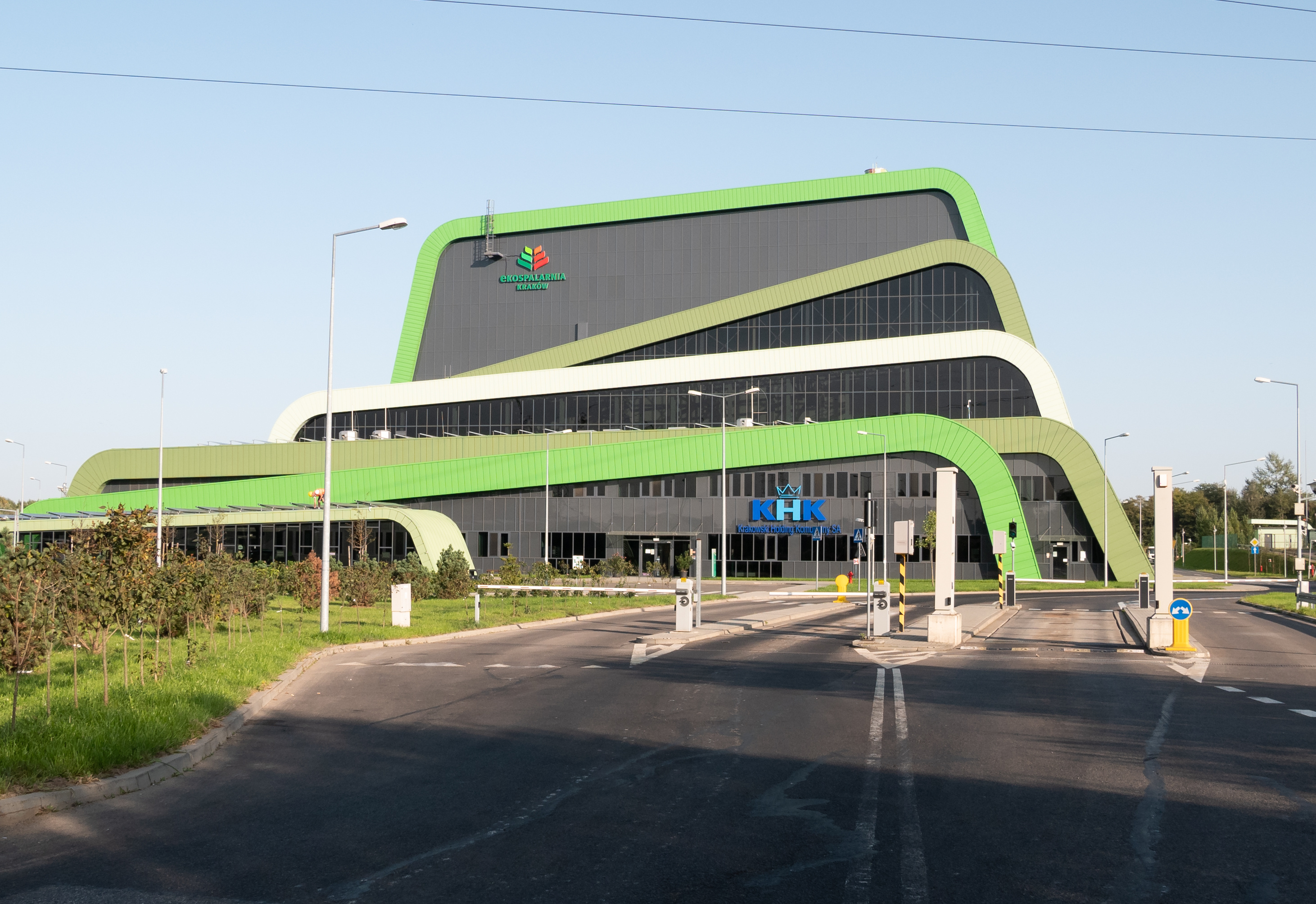 Waste Thermal Treatment Plant ZTPO (Ekospalarnia Kraków). Modern waste management service on September 22, 2020 in Krakow, Poland.