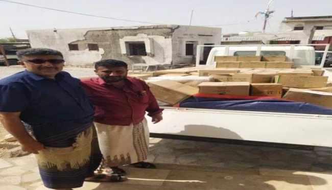 مستشفى المحفد يتسلم شحنة أدوية مقدمة من قوات درع الوطن مستشفى المحفد يتسلم شحنة أدوية مقدمة من قوات درع الوطن