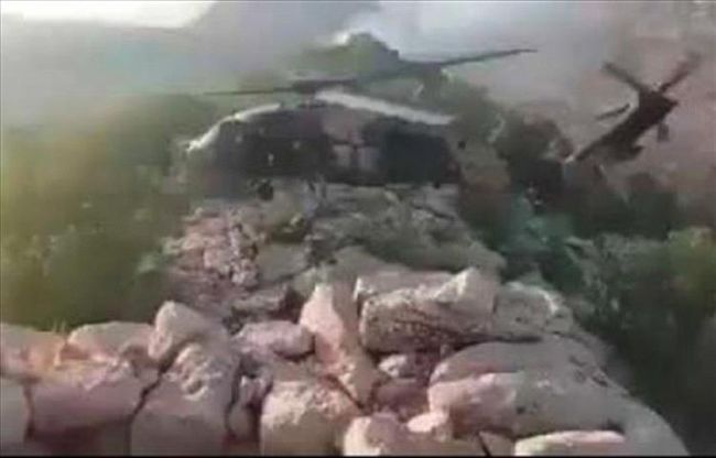 حقيقة فيديو لإنزال قوات عسكرية أمريكية بهدف اعتقال زعيم مليشيا الحوثي في صعدة حقيقة فيديو لإنزال قوات عسكرية أمريكية بهدف اعتقال زعيم مليشيا الحوثي في صعدة