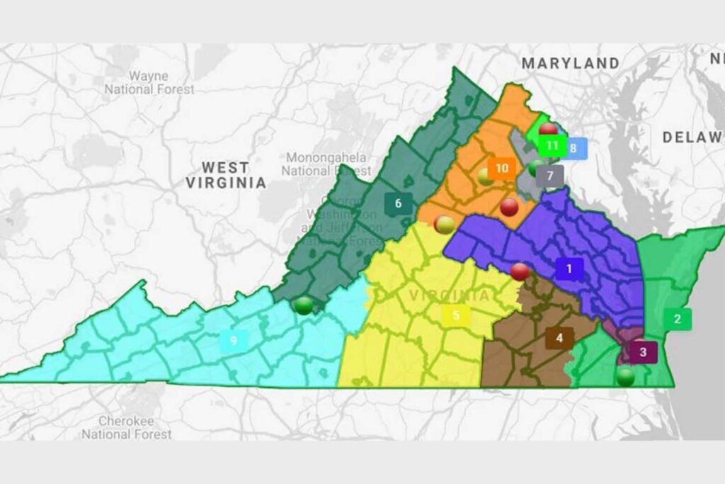 Proposed Virginia Maps Scale Back Majority Black Districts WTOP News Redistrict.