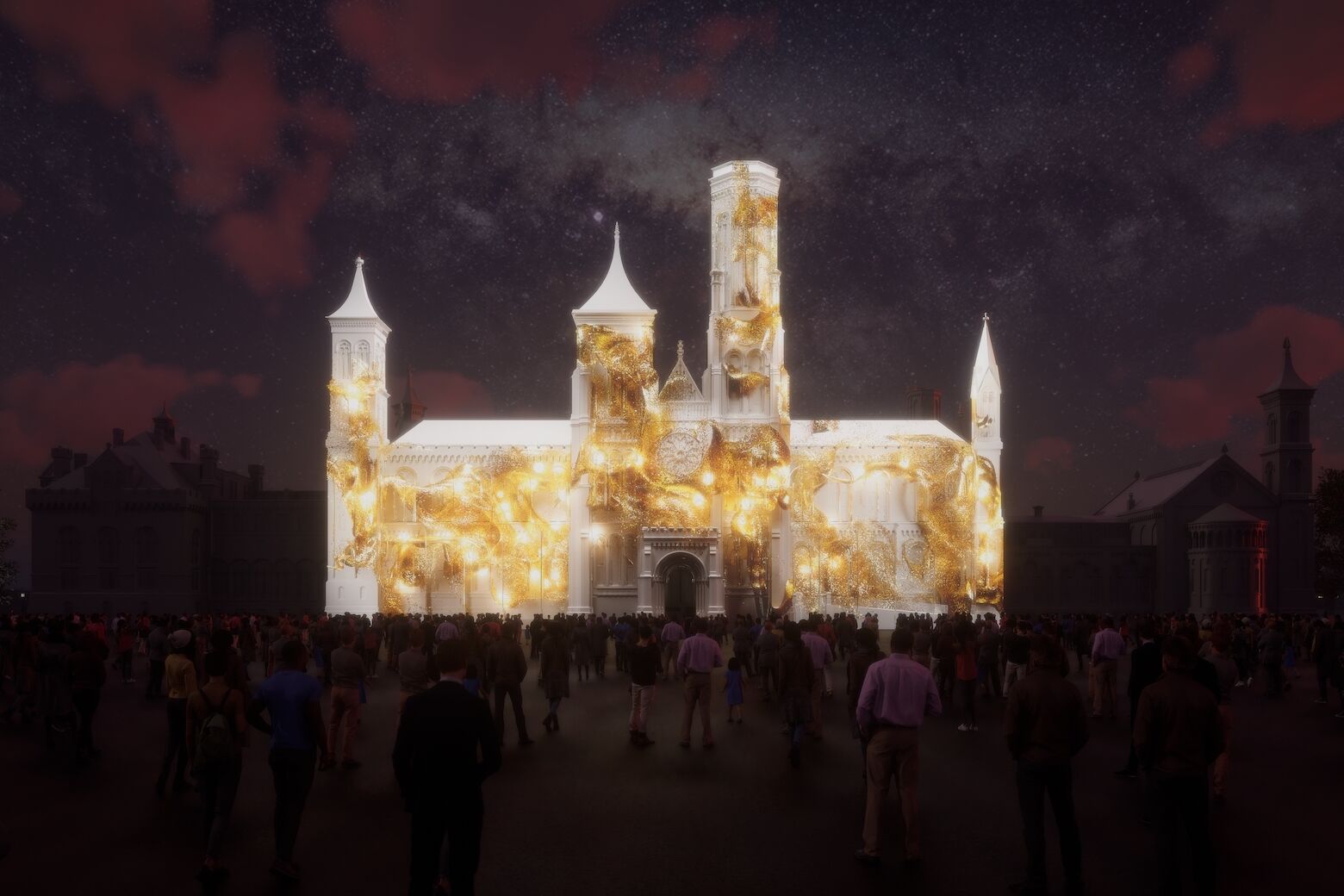Smithsonian Dreams: AI Art Transforms Smithsonian Castle - A Must-See Free Event! (2026)
