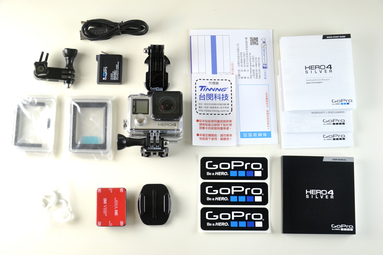 開箱文 Gopro Hero4 極限運動攝影機 綜藝節目愛用神器 Angus電科技