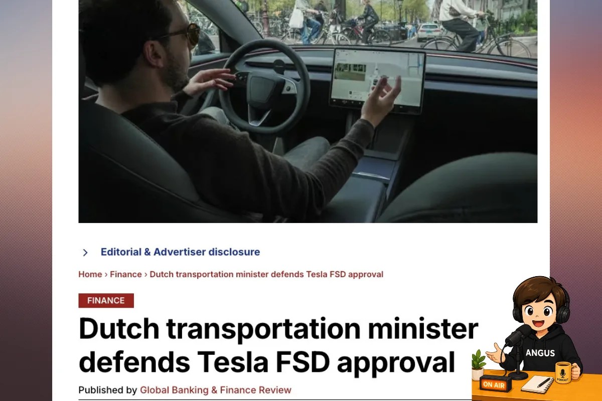 Tesla FSD 遭路透社質疑安全數據，荷蘭交通部長以 3,860 萬公里實績回應國會質詢