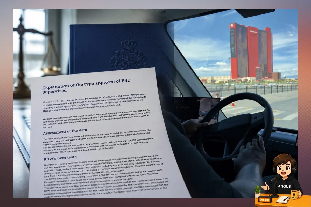 RDW 公開 FSD 完整審查方法：3,000 小時獨立測試，事後要求 Tesla 每月提交安全報告
