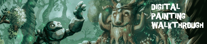 Digital Painting Tutorial – The Beginning Of A Beautiful Friendship