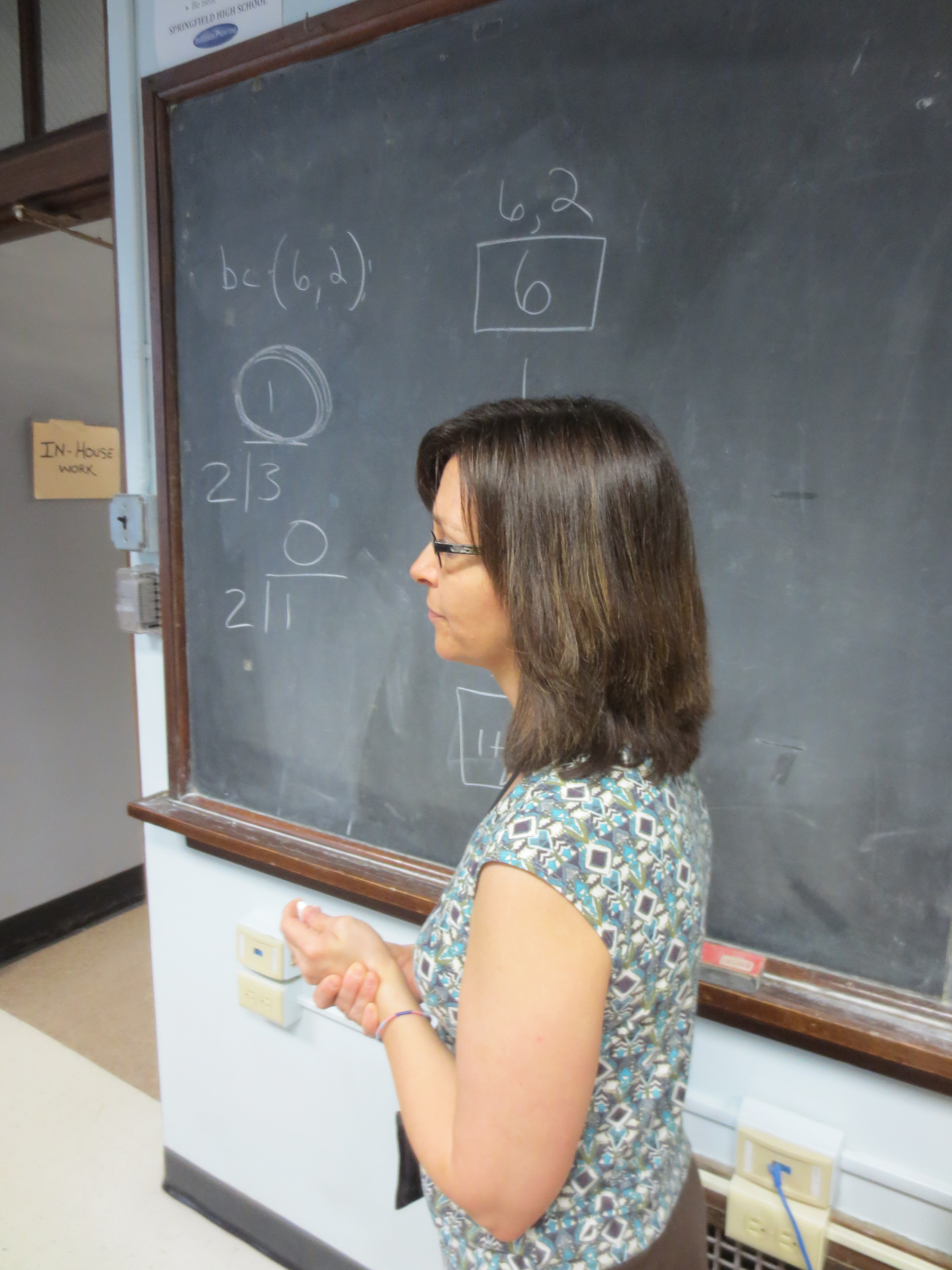Jodi Patton teaches recursion at Springfield High School