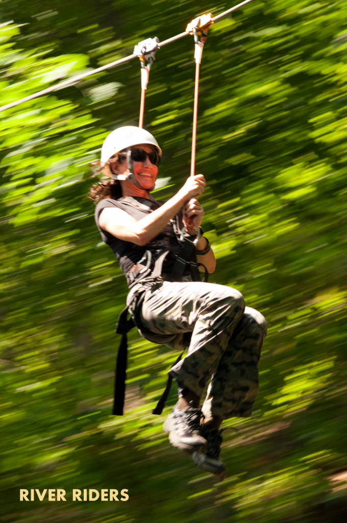 Zip-line tour at River Riders, Harpers Ferry, WV