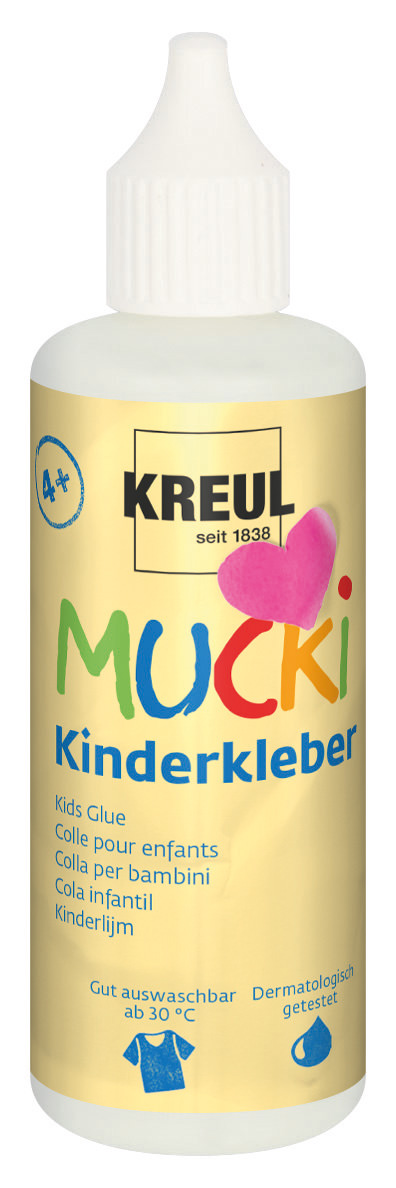 Peinture Phosphorescente Mucki Kreul – 150 Ml – Effet Lumineux Dans Le Noir – Pour Enfants Dès 4 Ans – Lavable