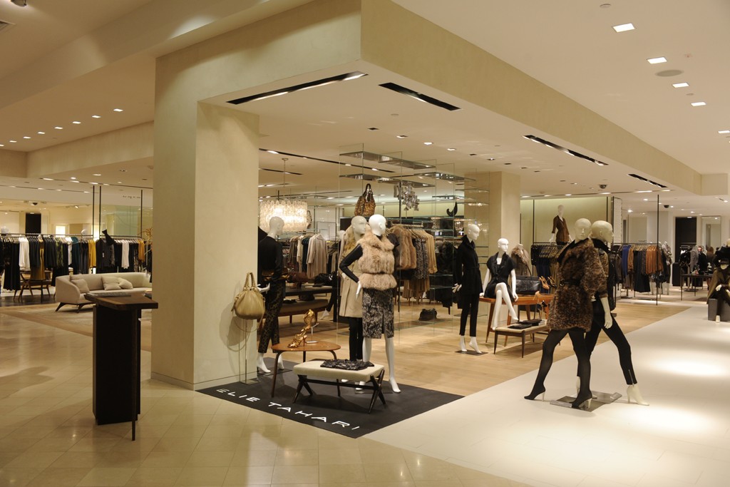 Saks inc. unveils wear now floor