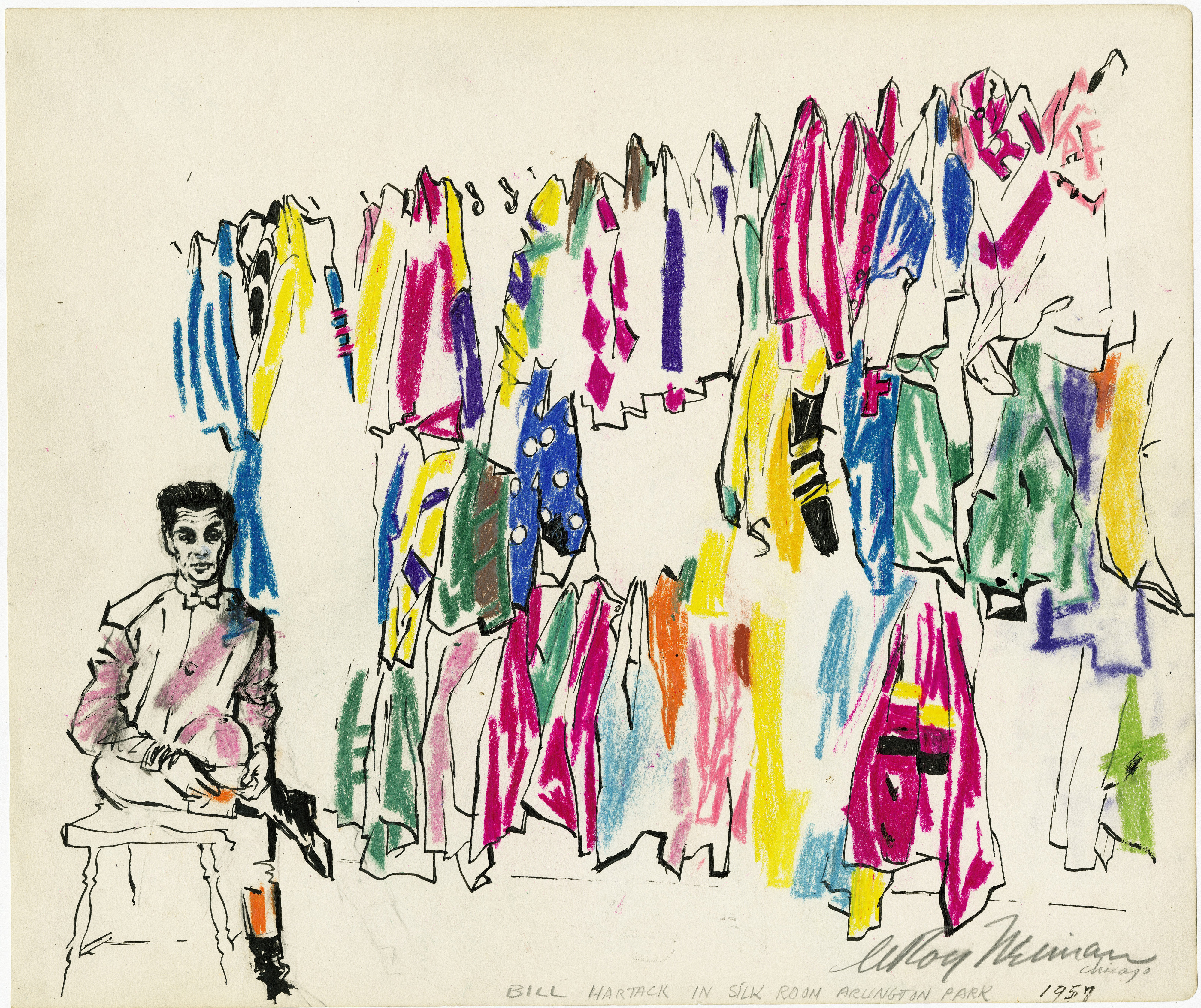 LeRoy Neiman’s Fashion Illustrations to Be Focus of Kent State University Museum Show
