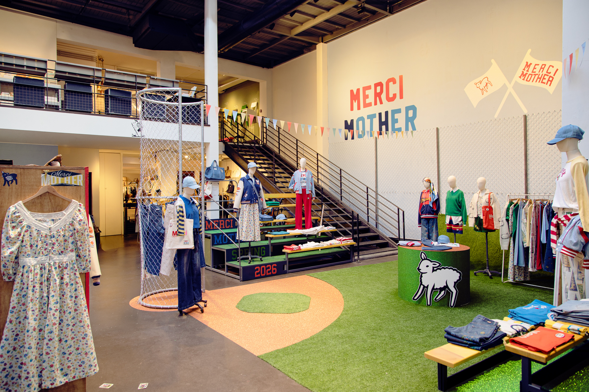 EXCLUSIVE: Mother Plays Ball in Paris With Merci Pop-up