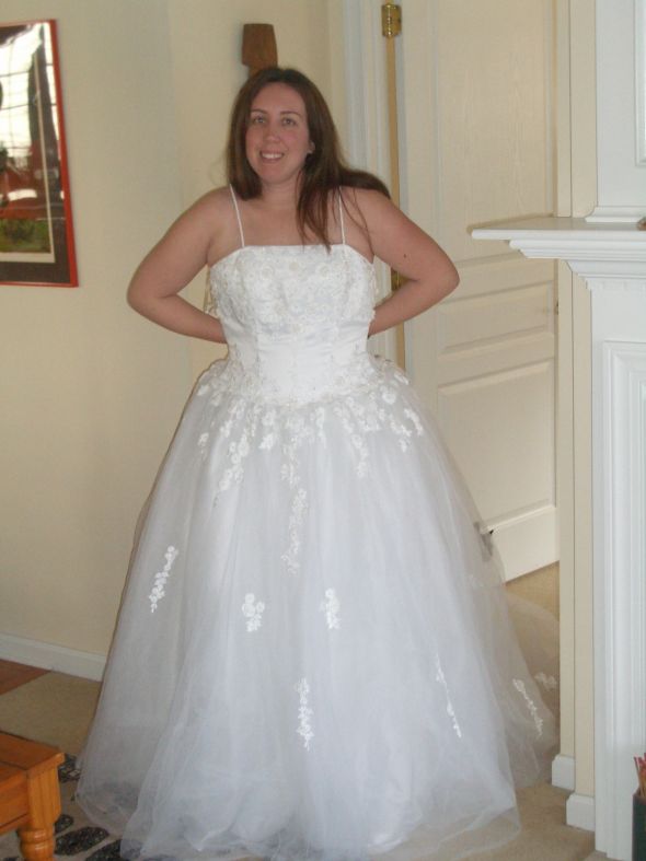 Which bridal slip under this dress?