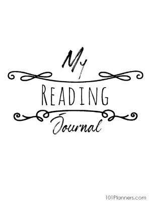 free printable reading log template bullet journal traditional