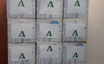 La Junta entrega 14.500 mascarillas para el personal de ayuda a domicilio