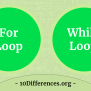 Difference Between For Loop And While Loop - 10Differences.org