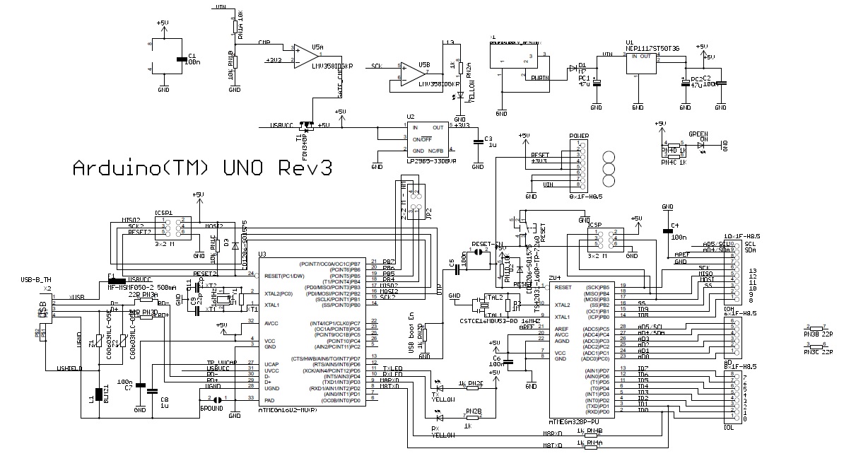Schematic Diagram Of Arduino Uno