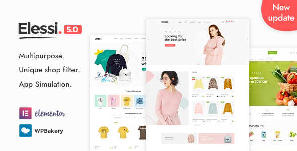 Elessi v5.3.1 Nulled - WooCommerce AJAX WordPress Theme - RTL support