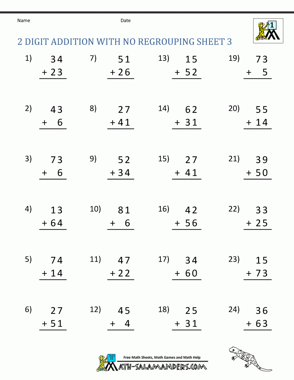 1st Grade Math Regrouping Worksheets 1st Grade Math Worksheets